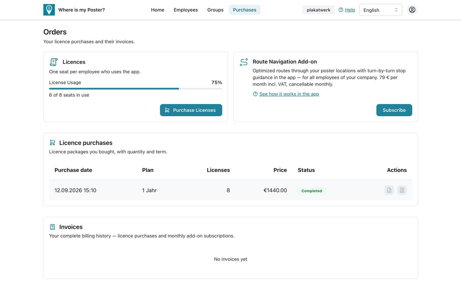 License management